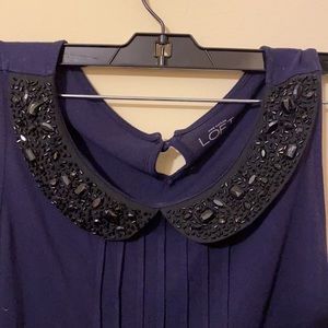 Loft Peter Pan sleeveless top